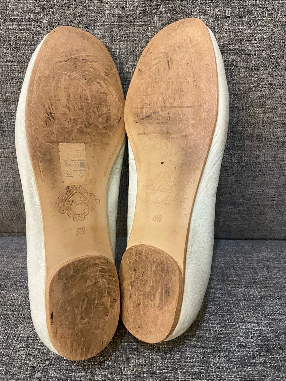 Vagabond Mint Leather Ballet Flats Women’s Size 38 - Picture 9 of 11